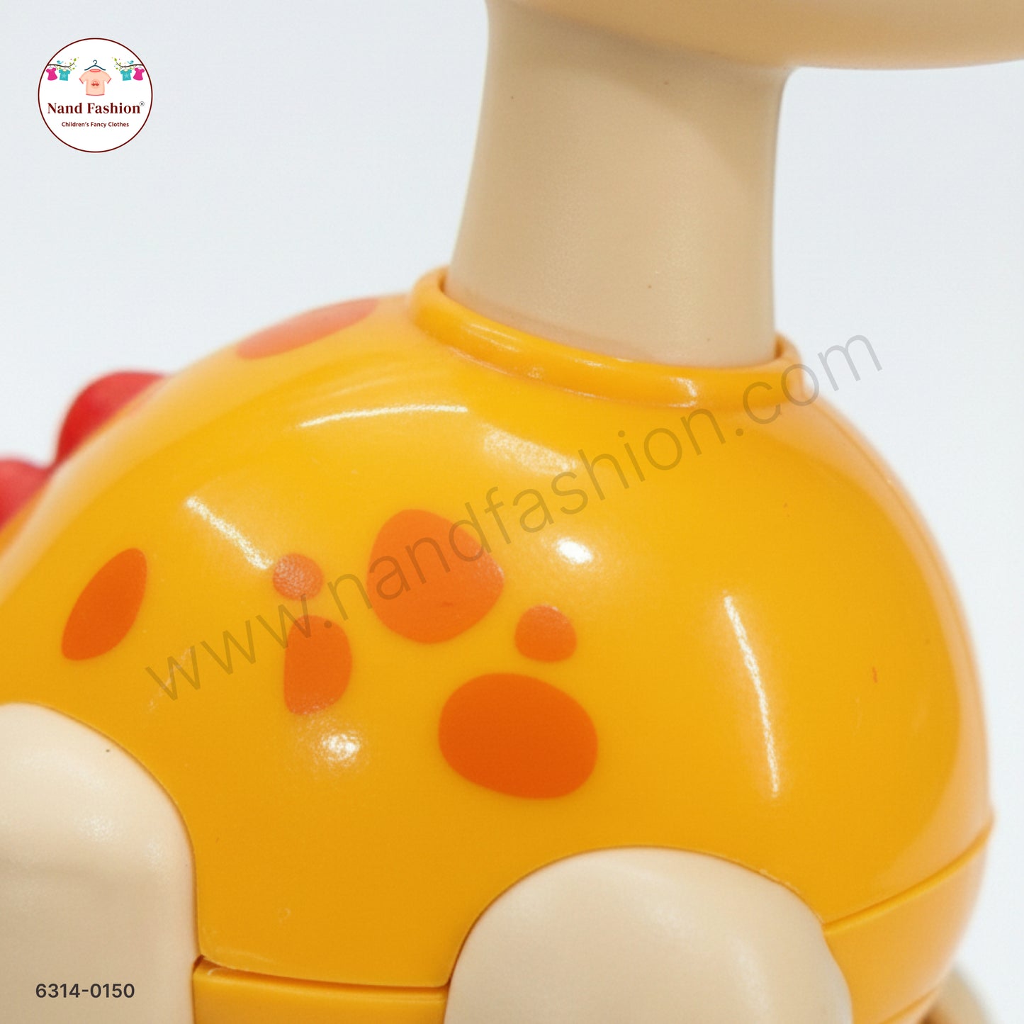 Cute Yellow Cartoon Dinosaur Toy Car for Kids