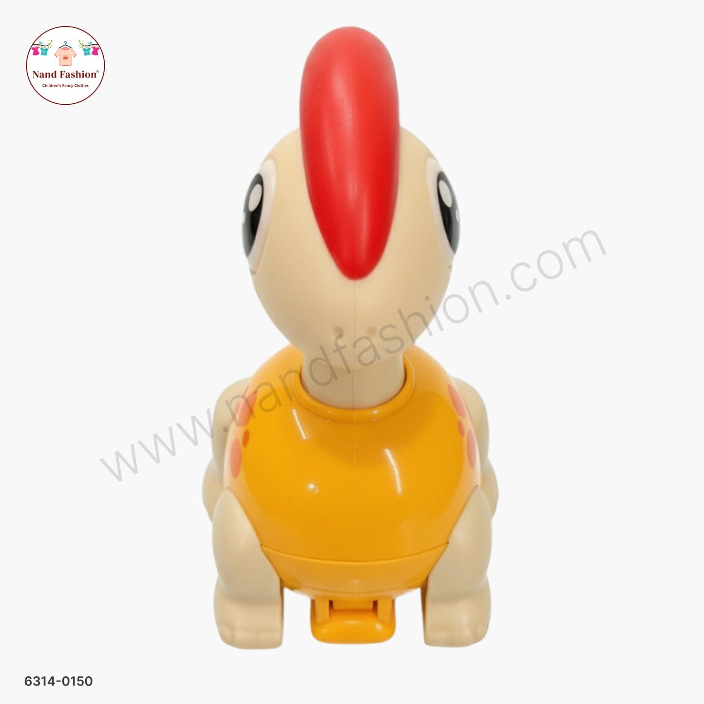 Cute Yellow Cartoon Dinosaur Toy Car for Kids