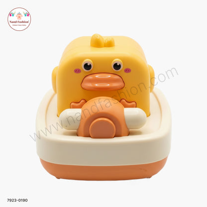 Cute Yellow Duck Cartoon Toy Car for Kids