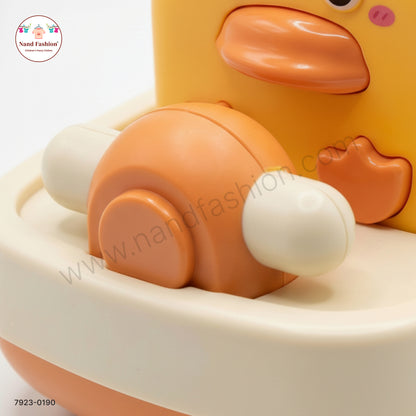 Cute Yellow Duck Cartoon Toy Car for Kids