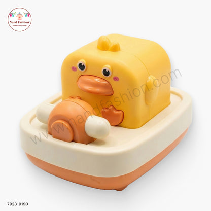 Cute Yellow Duck Cartoon Toy Car for Kids