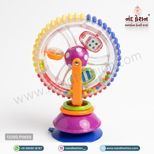 Kids Spinning Wheel Rattle Toy