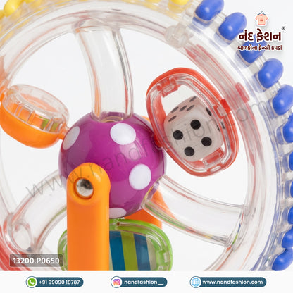 Kids Spinning Wheel Rattle Toy