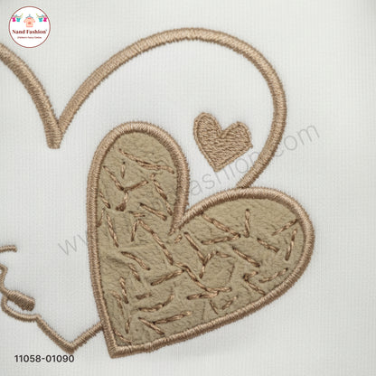 Cute Heart Design Girls Winter Pair