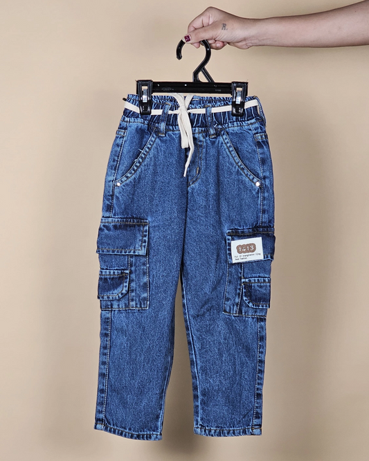 Boys Cotton Baggy Fit Jeans