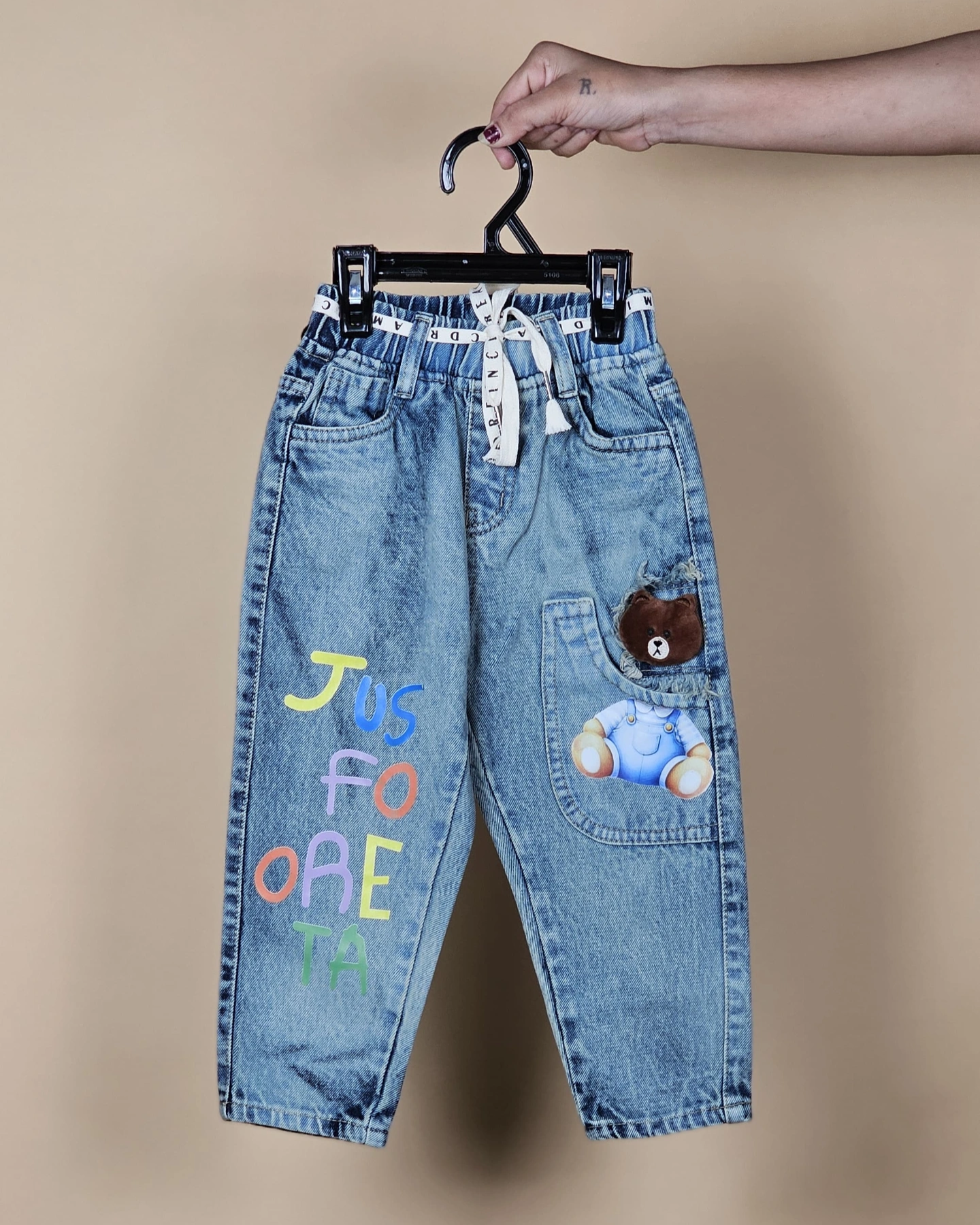 Boy Denim Jeans With Design