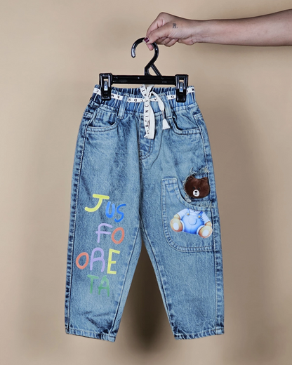 Boy Denim Jeans With Design