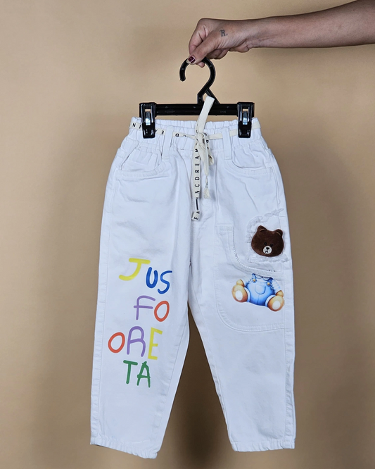 Boy Denim Jeans With Design