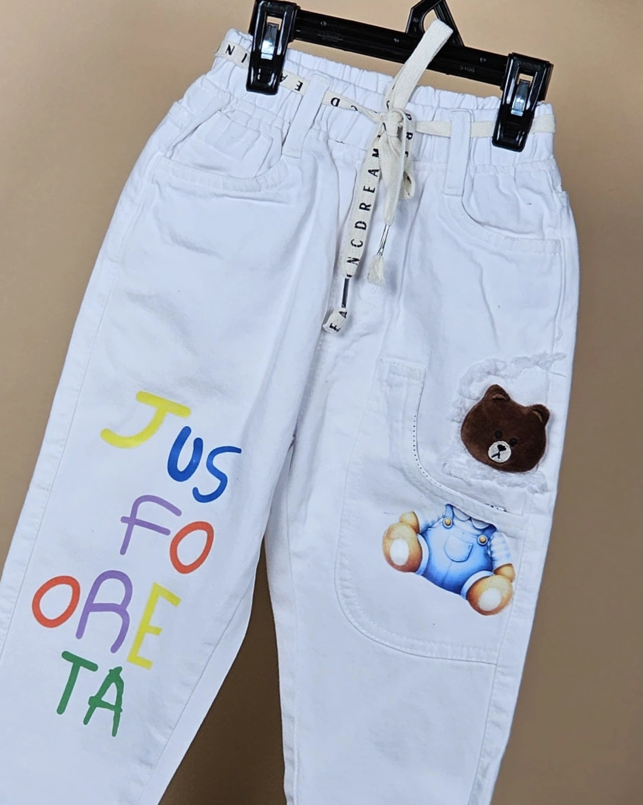 Boy Denim Jeans With Design