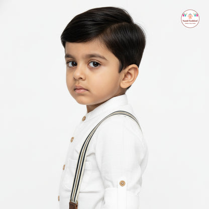 Kids Suspenders Pair With Cotton Fabrics