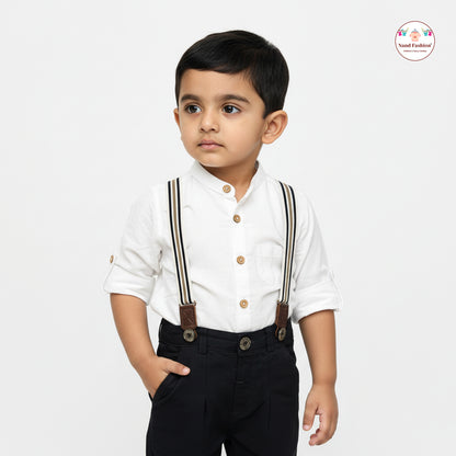 Kids Suspenders Pair With Cotton Fabrics