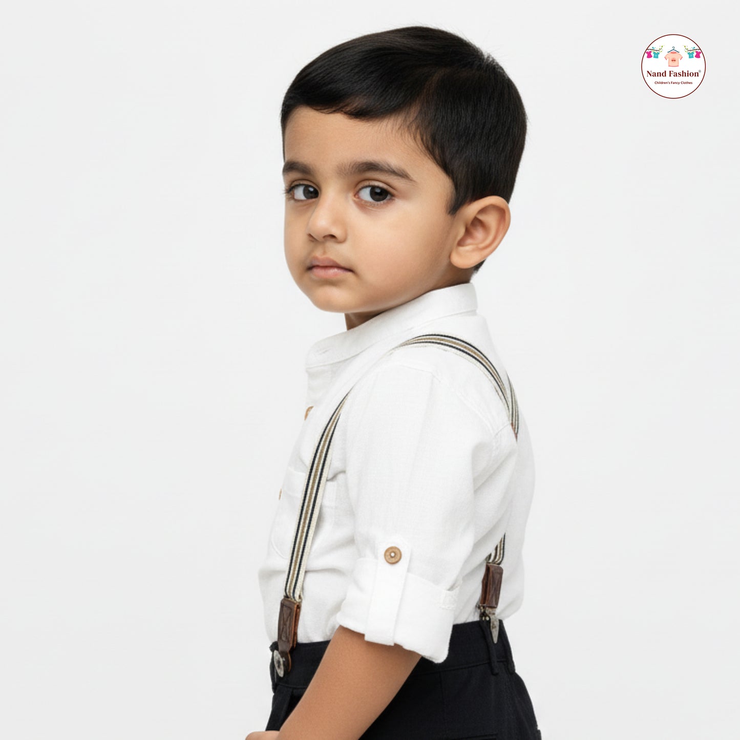 Kids Suspenders Pair With Cotton Fabrics