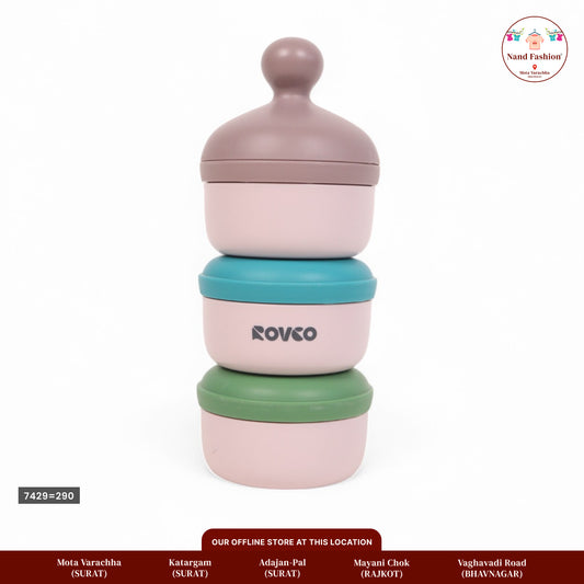 3 Layers Baby Food Box Mix Container Food Container Milk Powder Container Formula Dispenser Snack Box