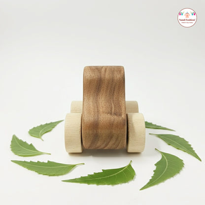 Neem Wood Baby Toys  | Organic & Eco-Friendly Wooden Toys | Teethers, Rattle & Push Toys | Safe for Newborns & Toddlers