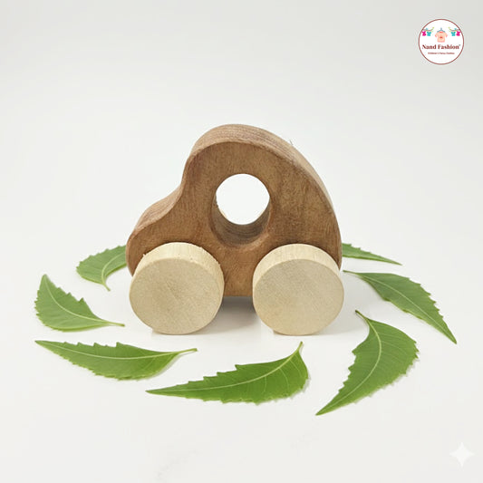 Neem Wood Baby Toys  | Organic & Eco-Friendly Wooden Toys | Teethers, Rattle & Push Toys | Safe for Newborns & Toddlers