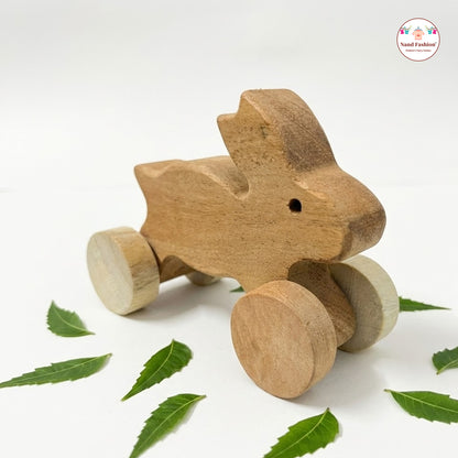 Neem Wood Baby Toys  | Organic & Eco-Friendly Wooden Toys | Teethers, Rattle & Push Toys | Safe for Newborns & Toddlers
