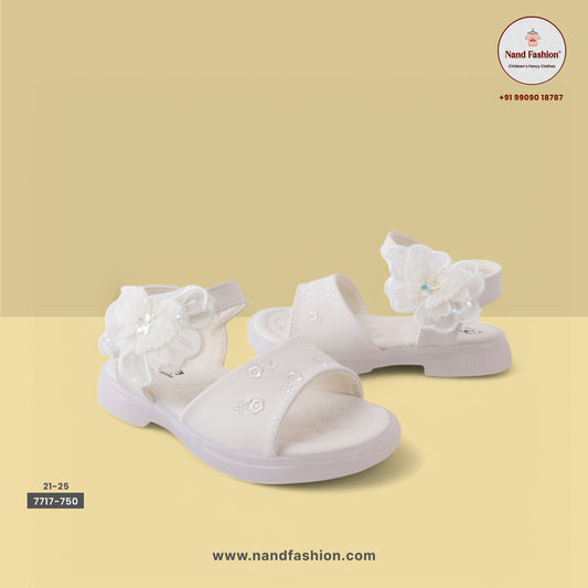 Girls white sandal