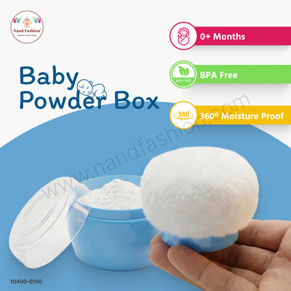 Baby Powder Box with Airtight Lid | Premium Quality Baby Care Storage Container