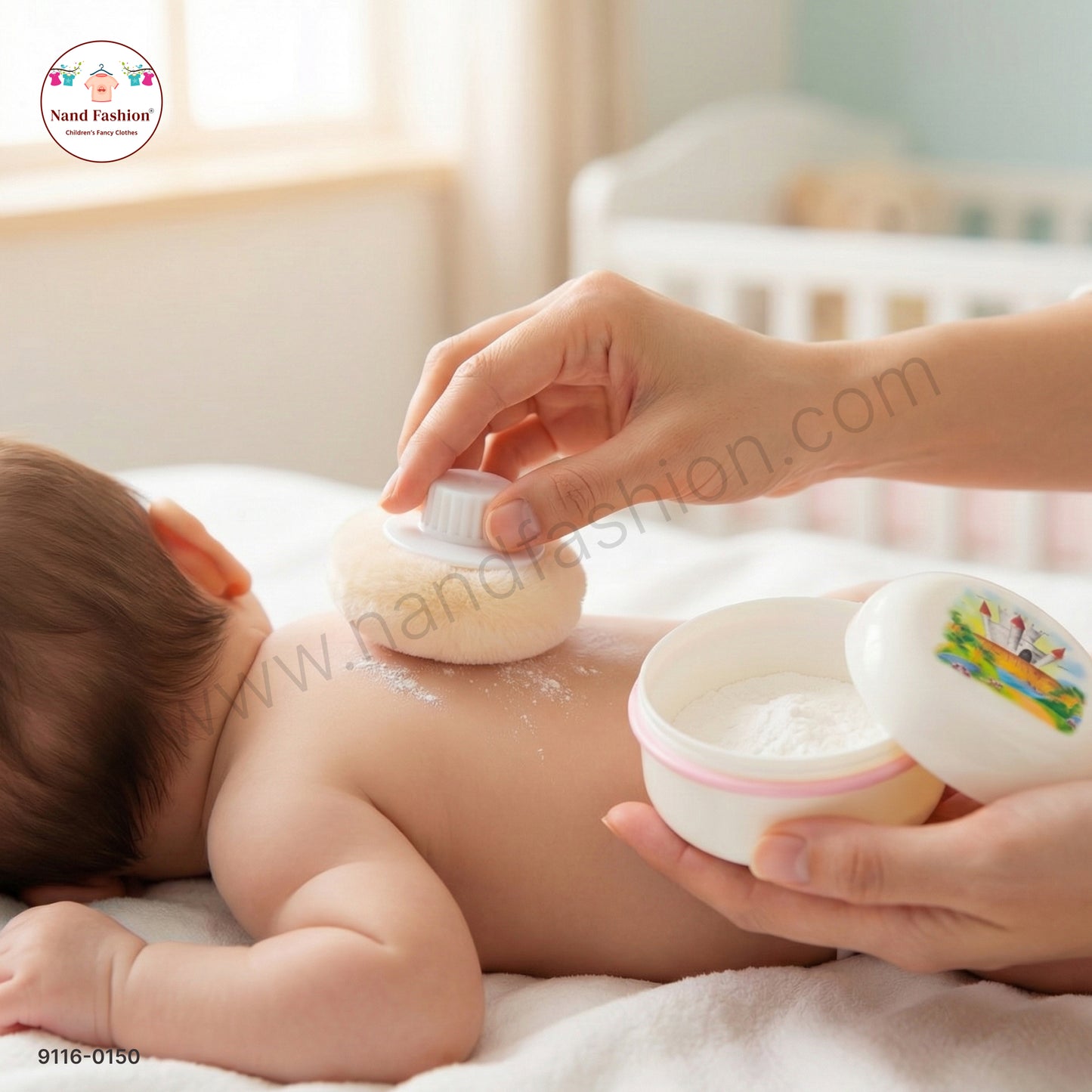 Baby Powder Box with Secure Lid | Premium Quality Baby Care Storage Box