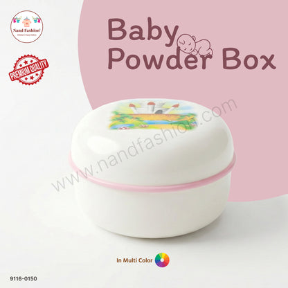 Baby Powder Box with Secure Lid | Premium Quality Baby Care Storage Box