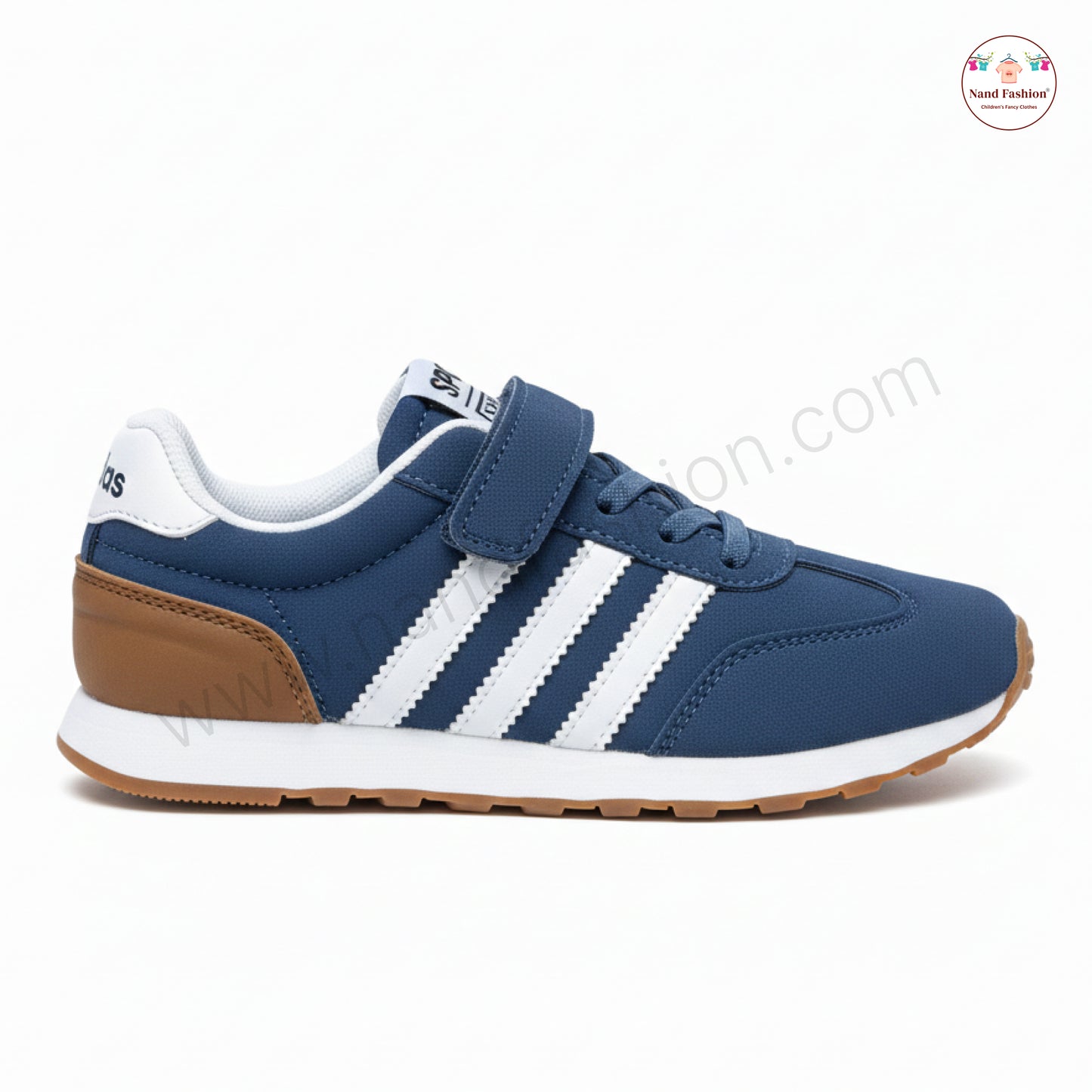 classic blue kids sports sneaker
