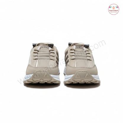 Stylish beige kids sneaker
