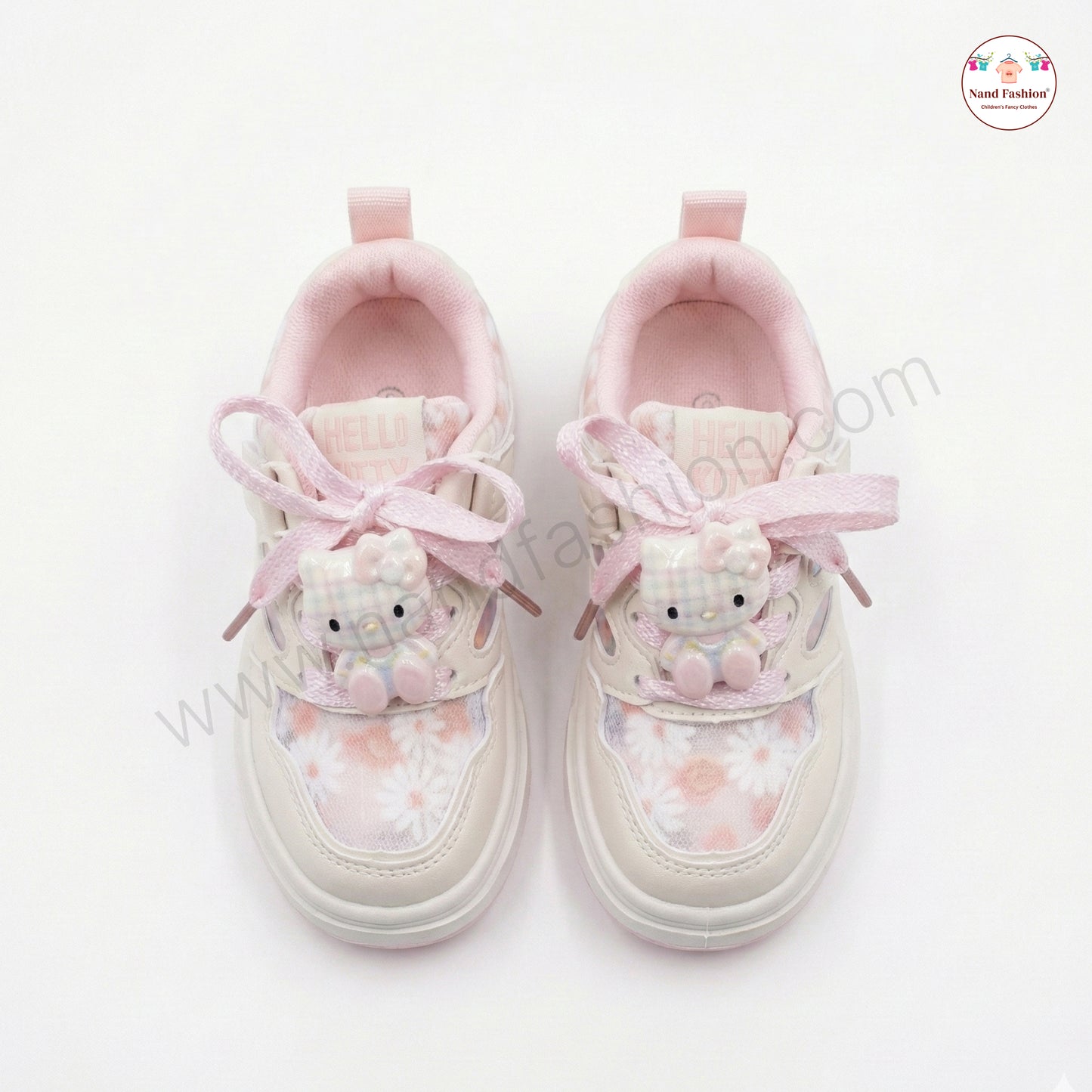 Hello Kitty-Inspired Sneakers for Girls