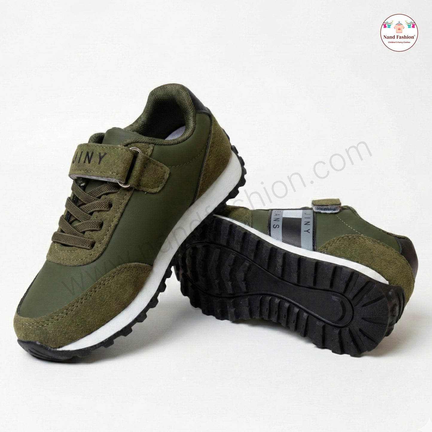 Stylish Kids Green Sneakers