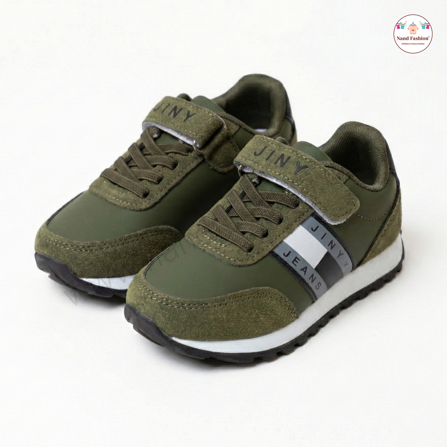 Stylish Kids Green Sneakers