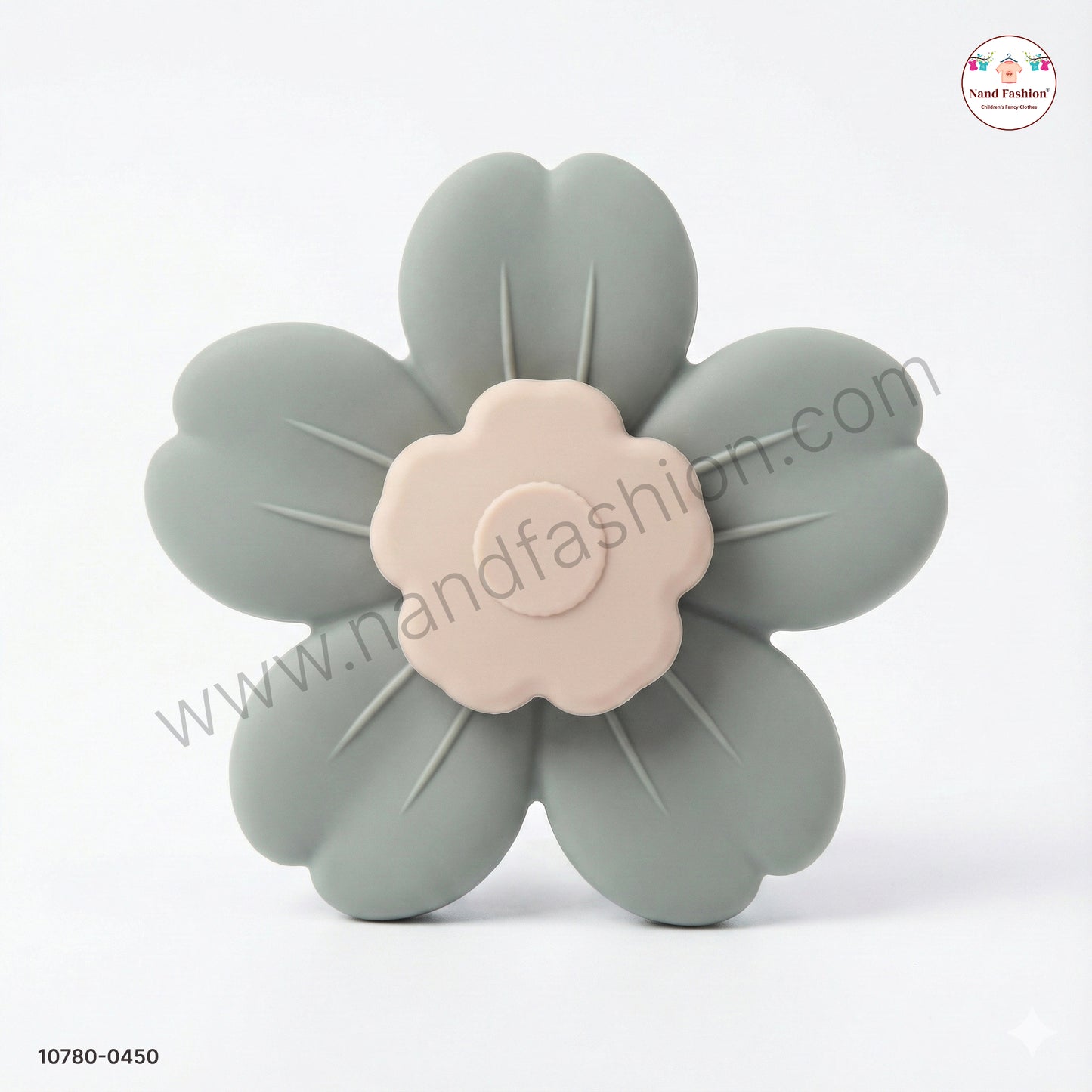 Flower-Shaped Silicone Baby Teether | Soft & Safe Teething Toy for Infants
