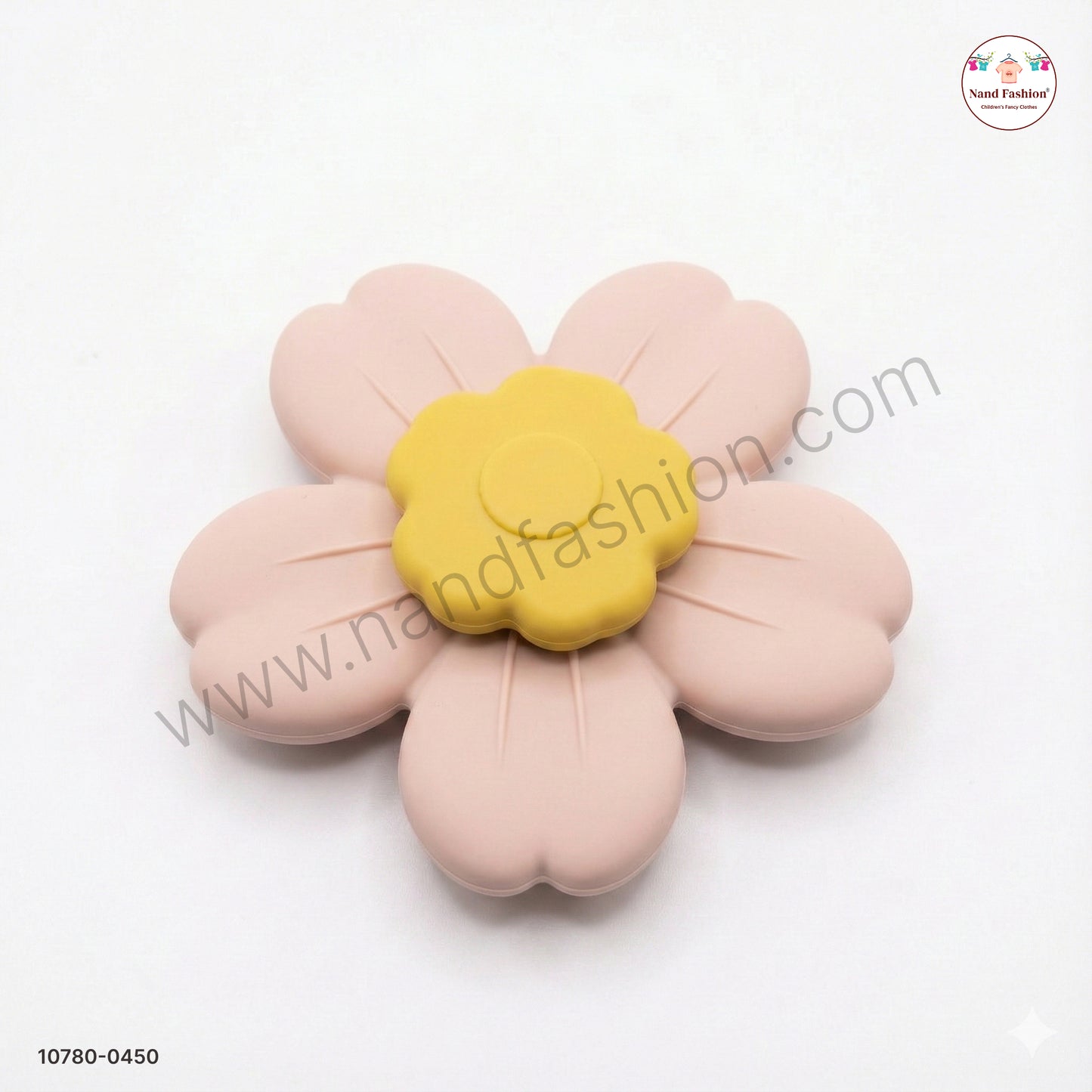 Flower-Shaped Silicone Baby Teether | Soft & Safe Teething Toy for Infants