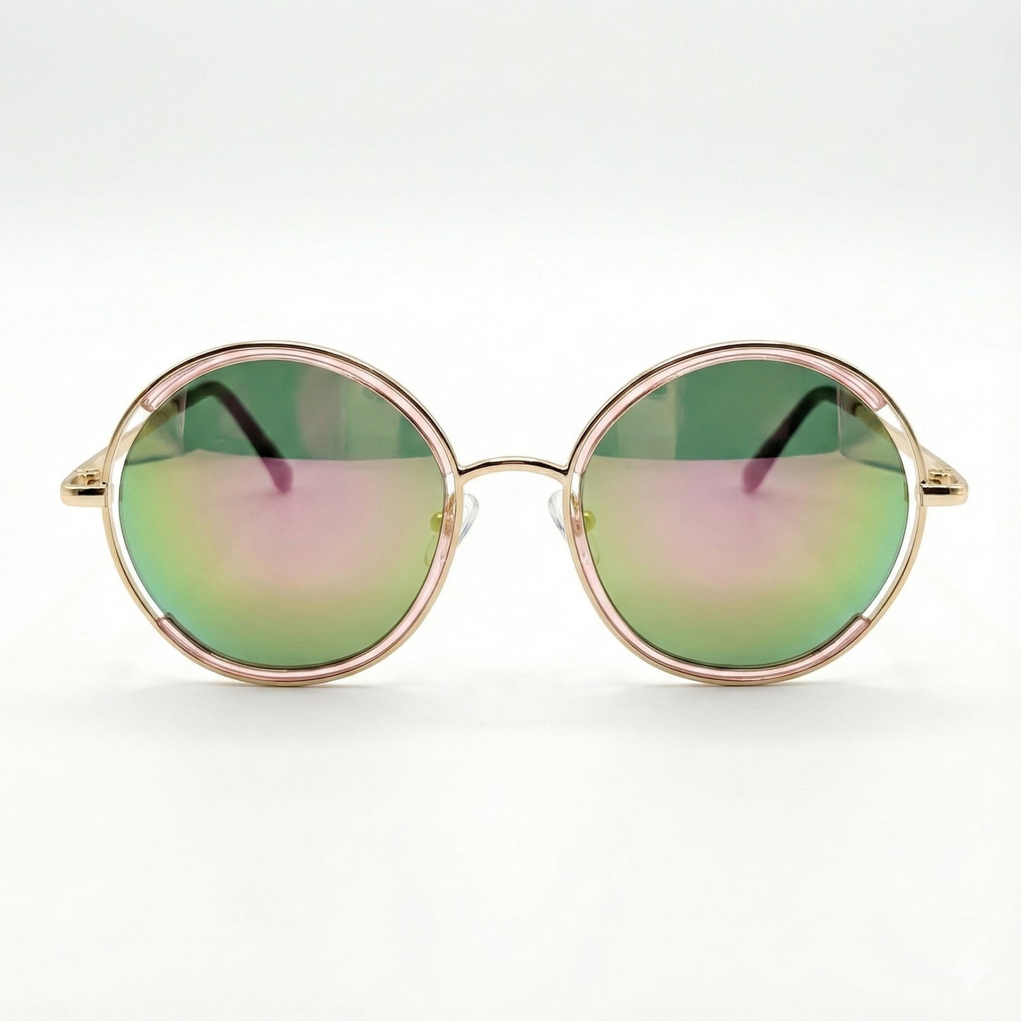 Trendy Round Women Sunglasses | Mirror Lens & UV Protection Goggles