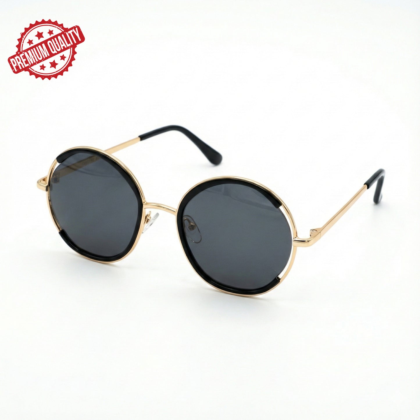 Trendy Round Women Sunglasses | Mirror Lens & UV Protection Goggles