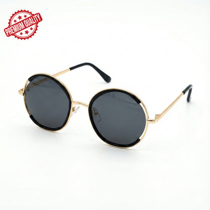 Trendy Round Women Sunglasses | Mirror Lens & UV Protection Goggles