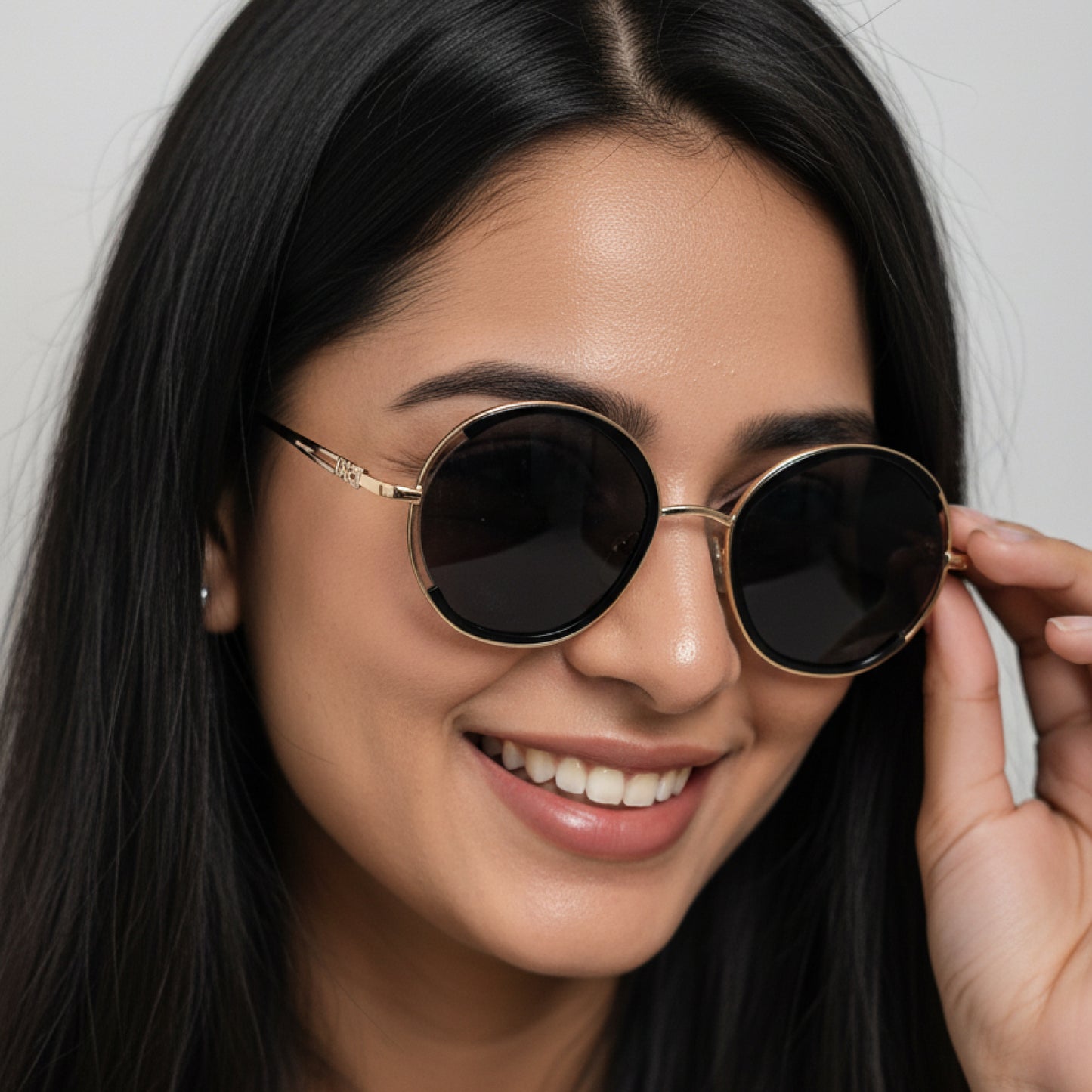 Trendy Round Women Sunglasses | Mirror Lens & UV Protection Goggles