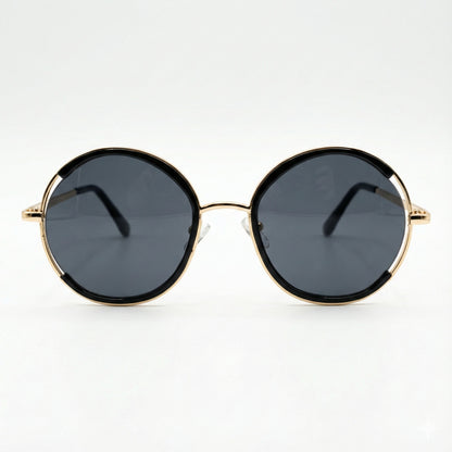 Trendy Round Women Sunglasses | Mirror Lens & UV Protection Goggles