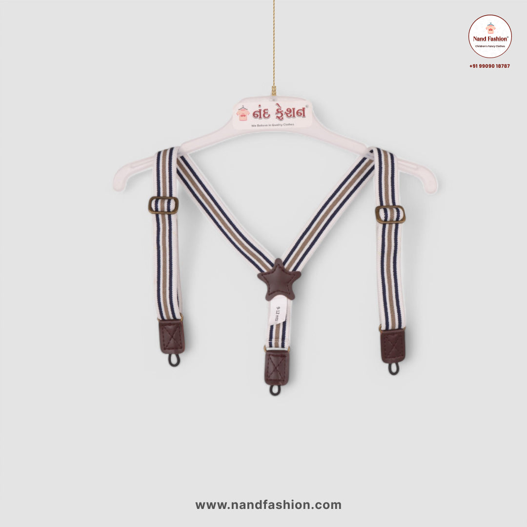 Kids Suspenders Pair With Cotton Fabrics