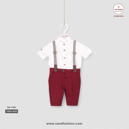 Kids Suspenders Pair With Cotton Fabrics