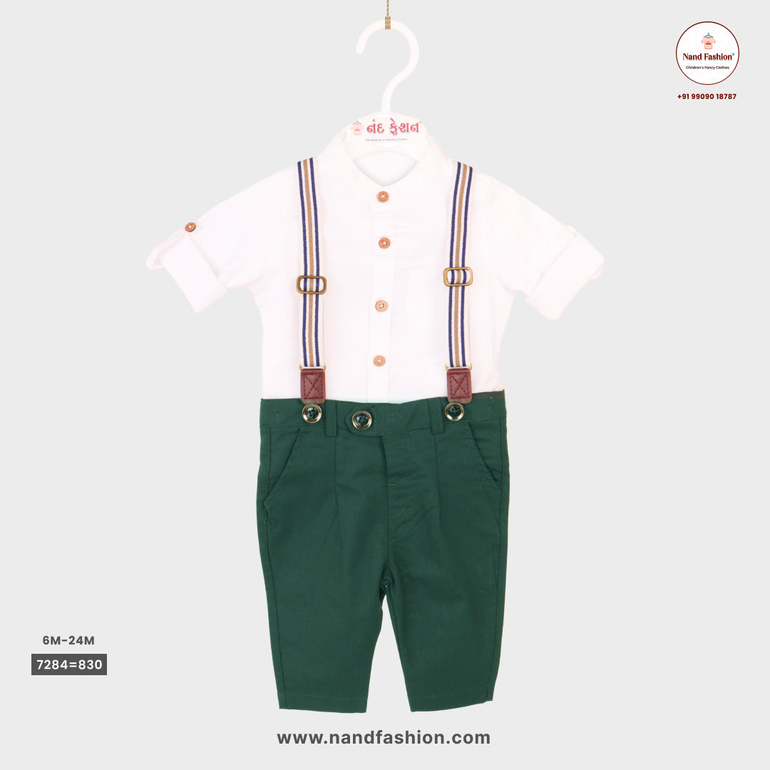 Kids Suspenders Pair With Cotton Fabrics