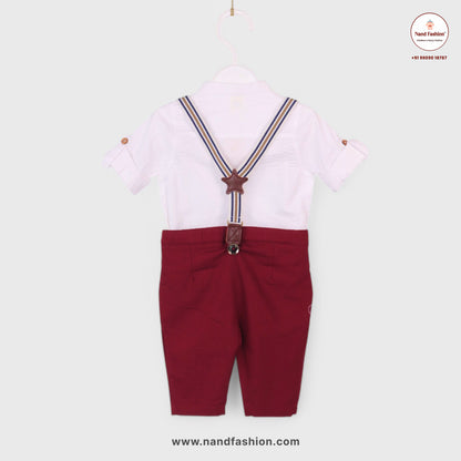 Kids Suspenders Pair With Cotton Fabrics