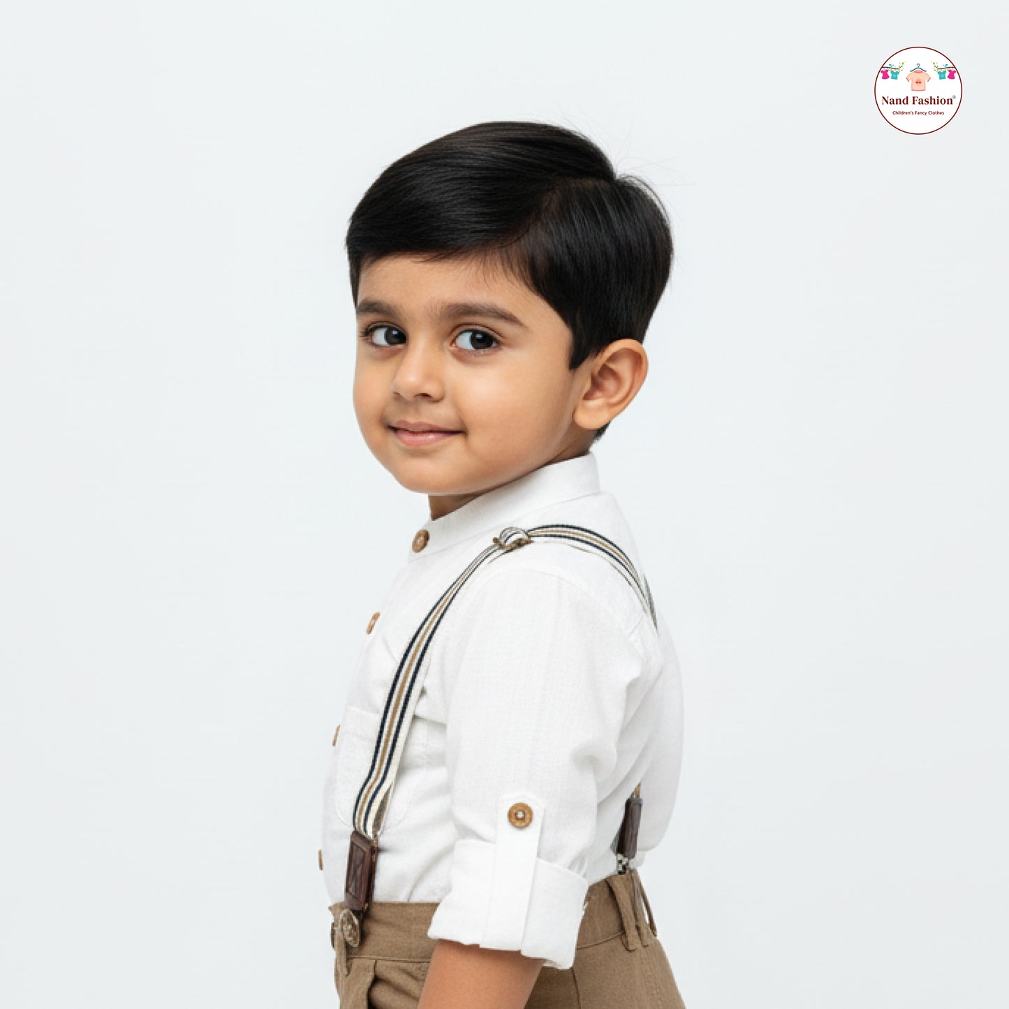 Kids Suspenders Pair With Cotton Fabrics