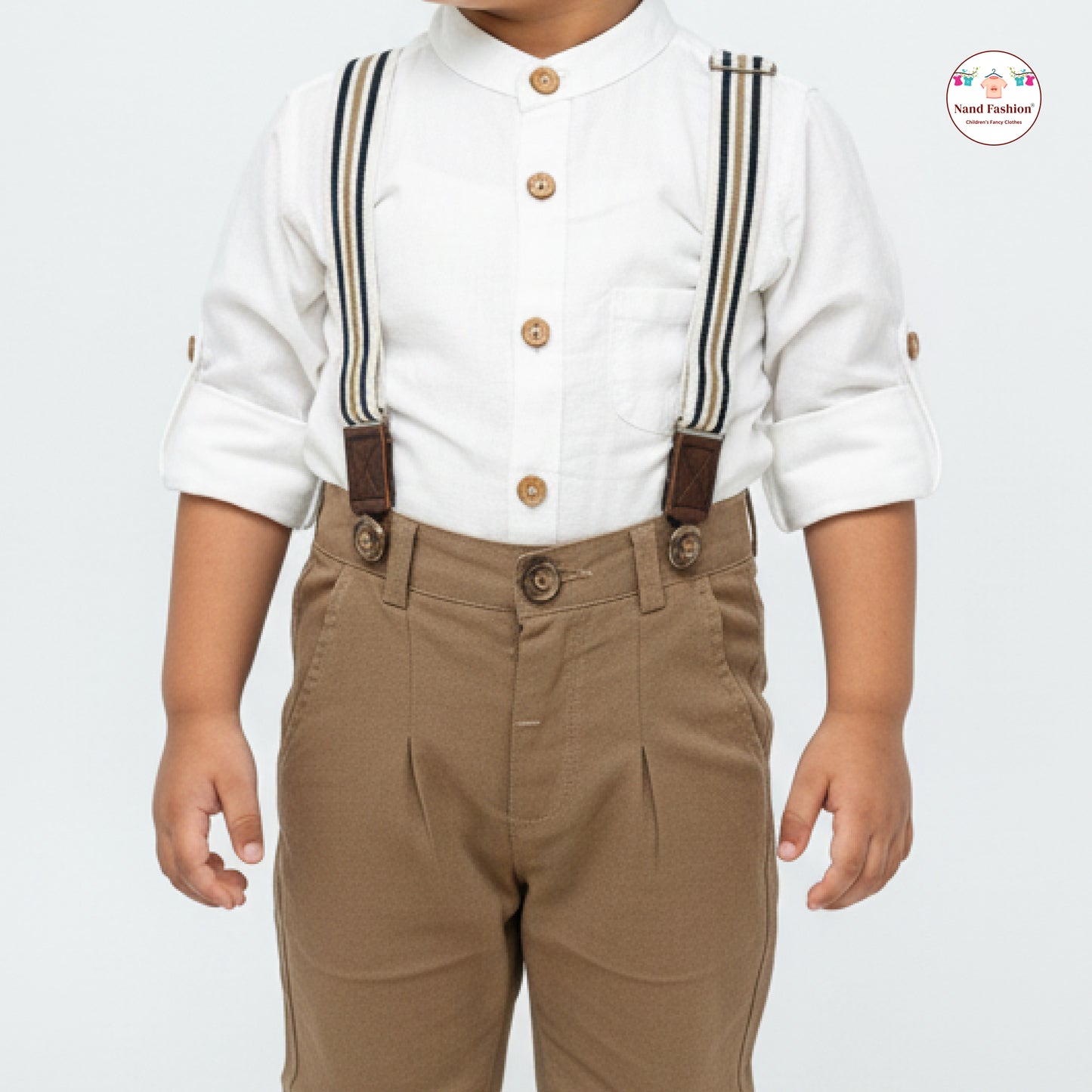 Kids Suspenders Pair With Cotton Fabrics