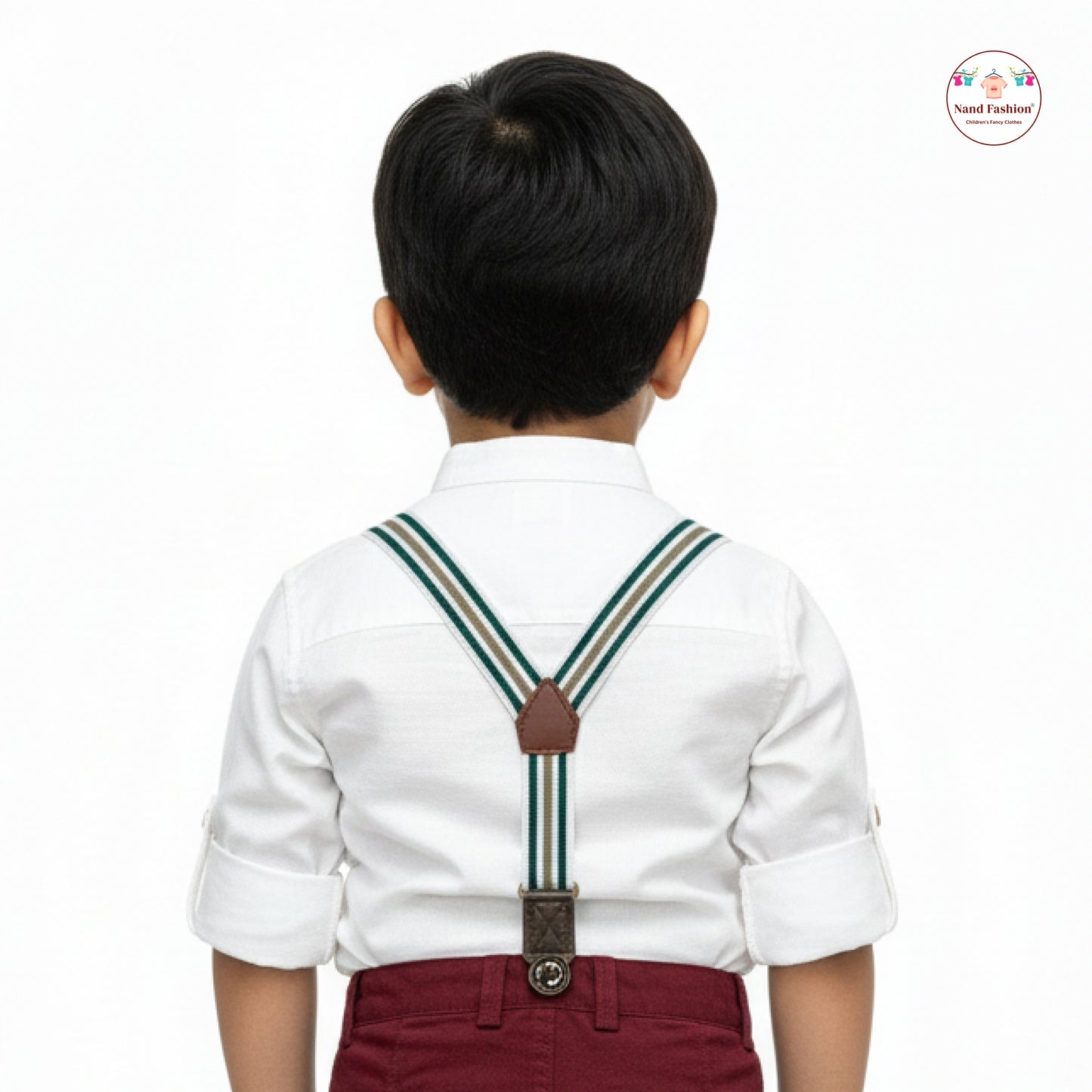 Kids Suspenders Pair With Cotton Fabrics