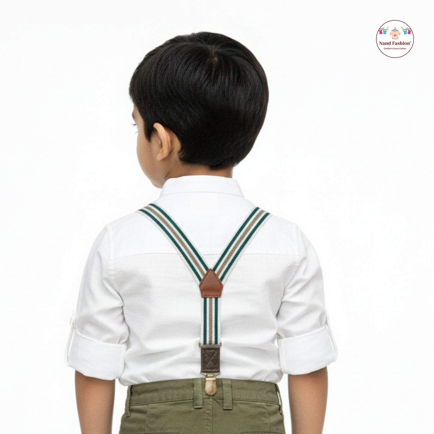 Kids Suspenders Pair With Cotton Fabrics