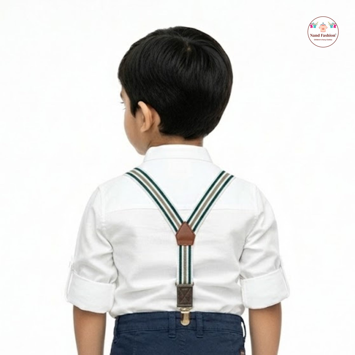 Kids Suspenders Pair With Cotton Fabrics