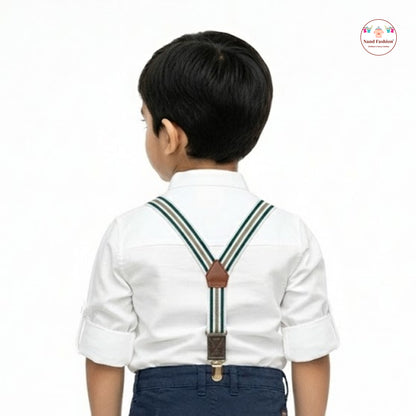 Kids Suspenders Pair With Cotton Fabrics