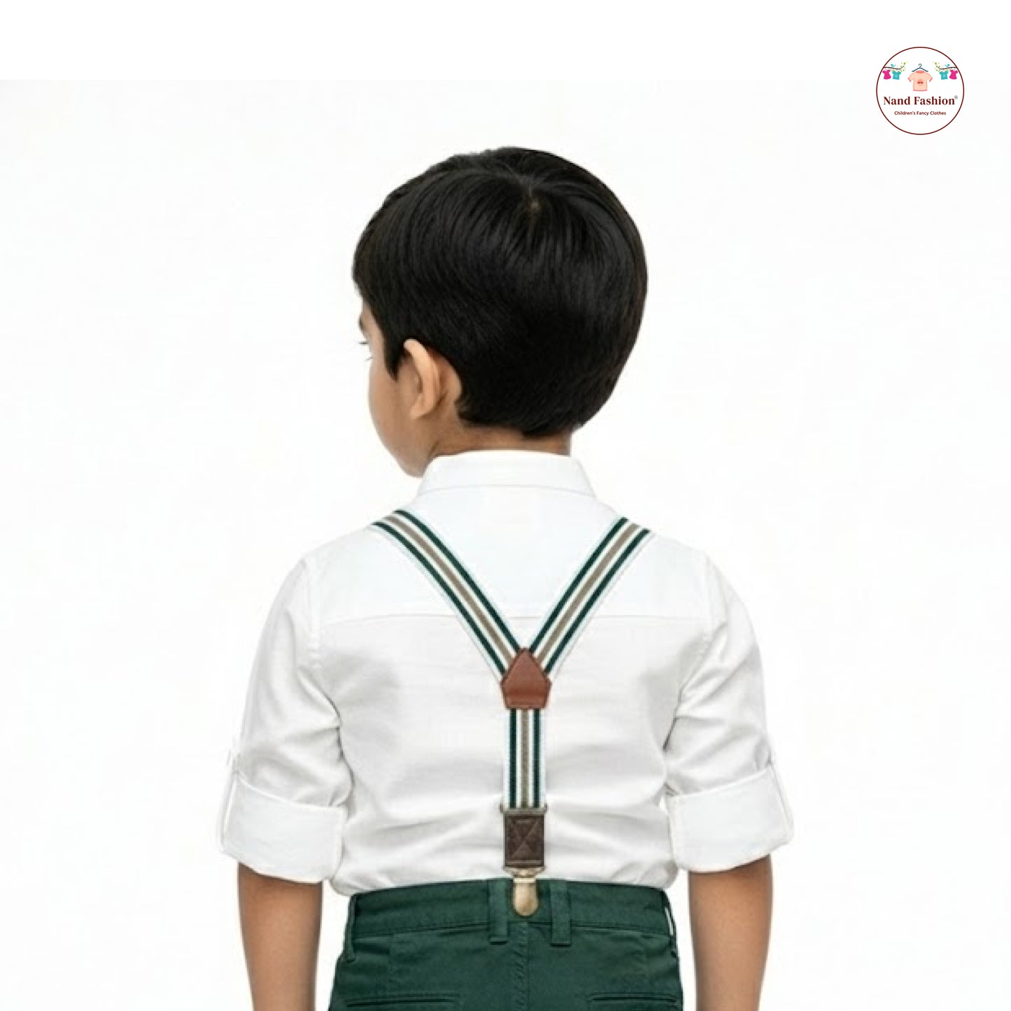 Kids Suspenders Pair With Cotton Fabrics