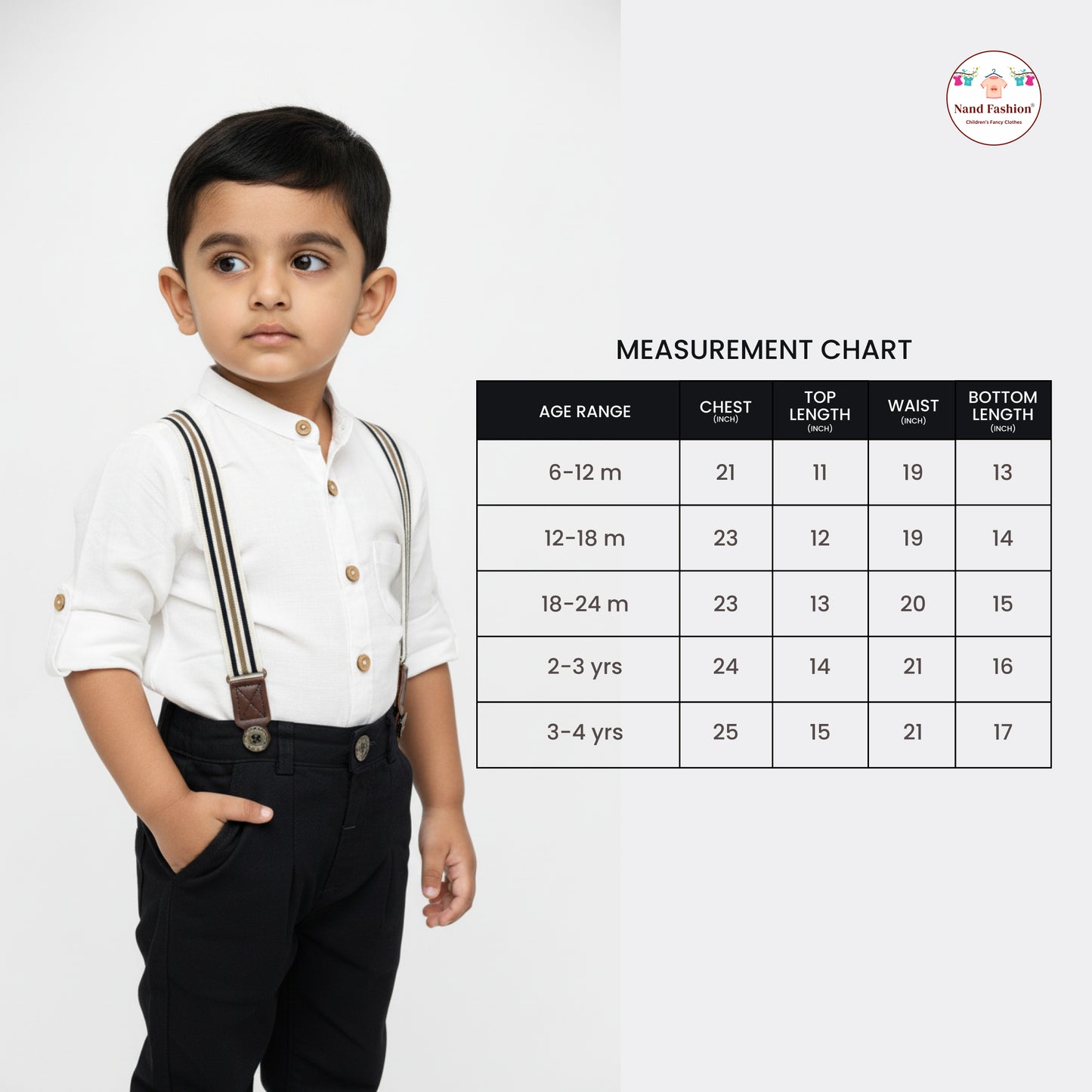 Kids Suspenders Pair With Cotton Fabrics