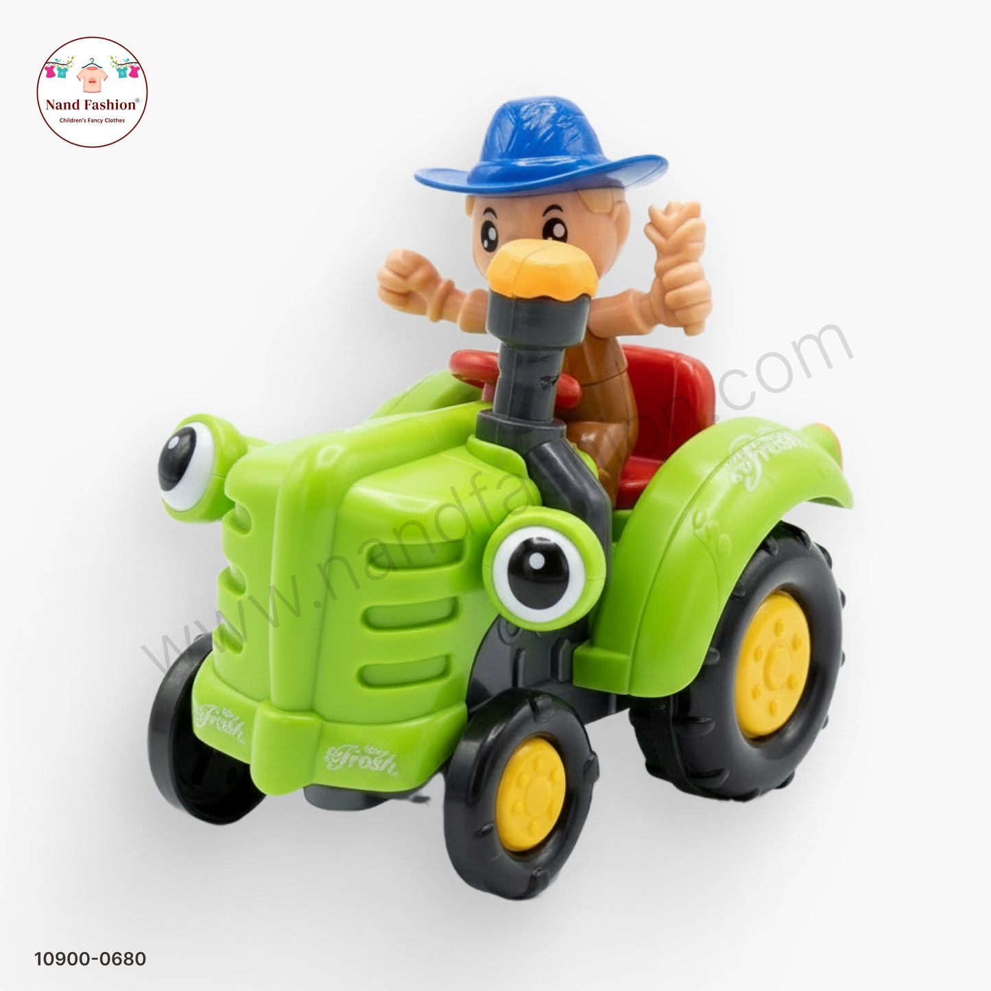 Kids Farmer Tractor Toy with Driver Figure