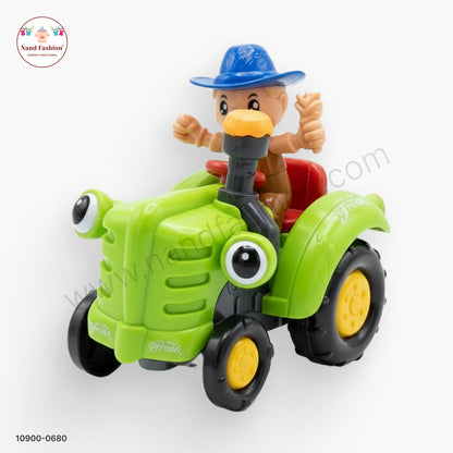 Kids Farmer Tractor Toy with Driver Figure